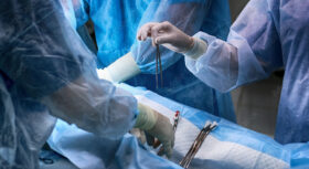 Surgeons in the operating room